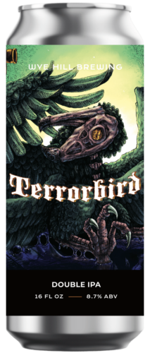 Terrorbird – Can Art (HQ) — Wye Hill Kitchen & Brewing, downtown Raleigh