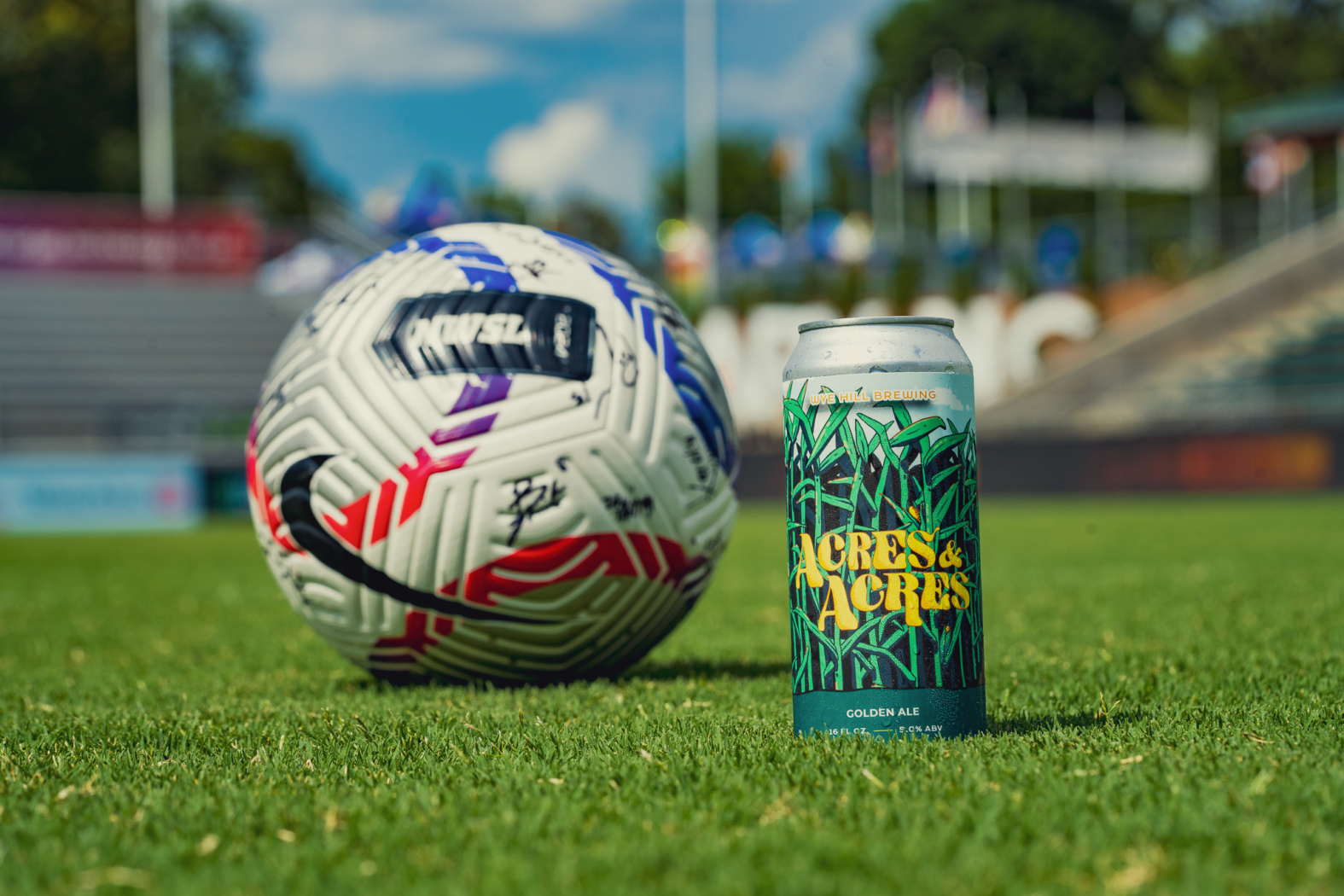 Wye Hill Brewing serving up Acres & Acres at WakeMed Soccer Park.