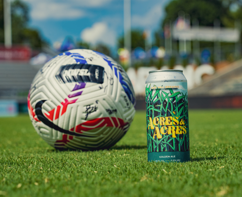 Wye Hill Brewing serving up Acres & Acres at WakeMed Soccer Park.