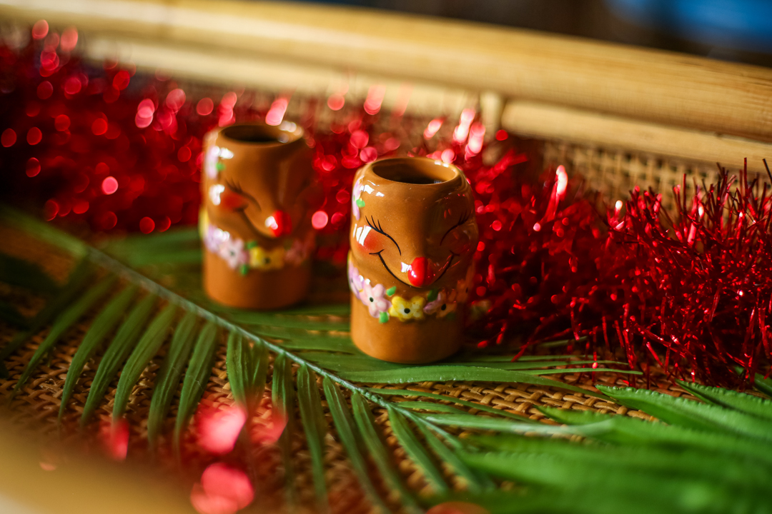 Sippin' Santa at Wye Hill during the 2024 holiday season, featuring the Silent Nightcap.